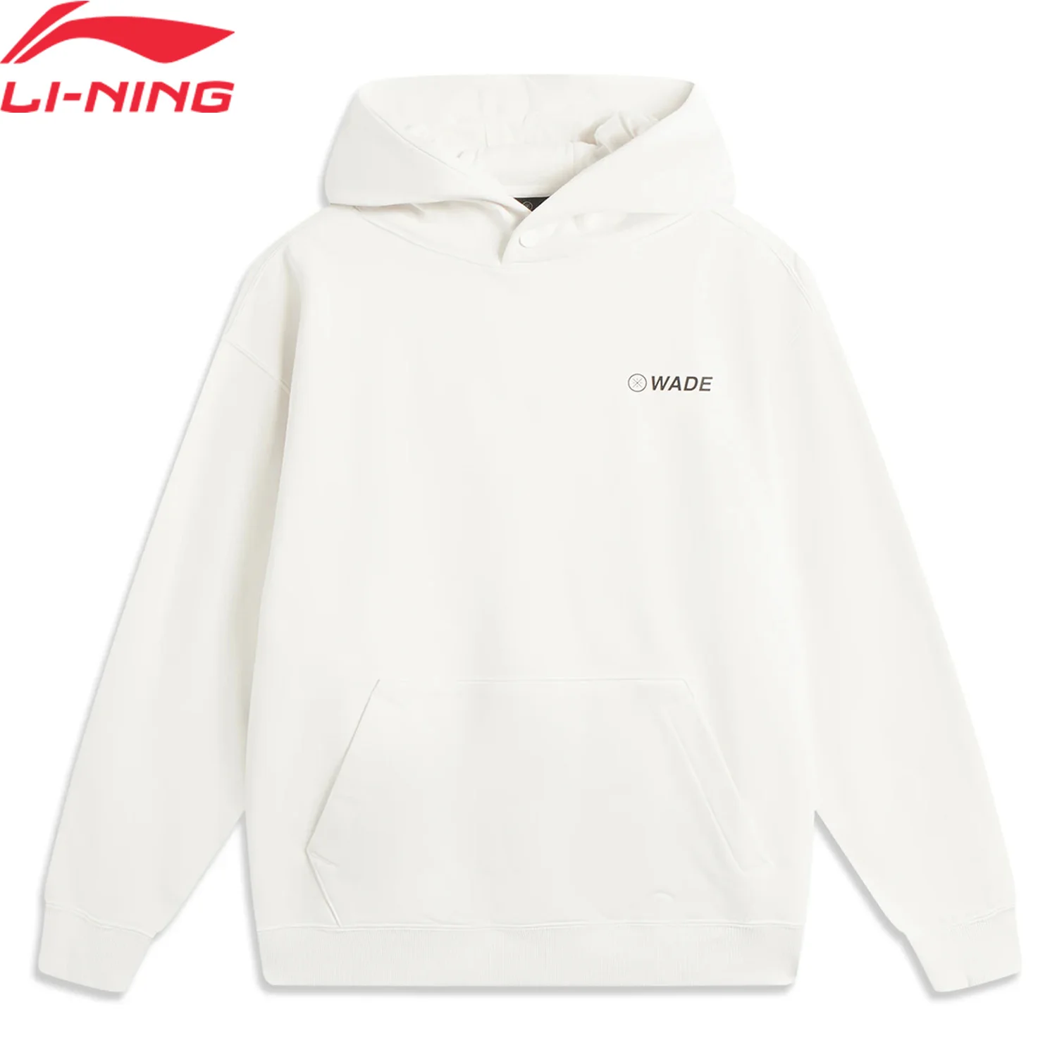 

Мужская толстовка с капюшоном Li-Ning SORONA, свободная посадка, 84% хлопок, 16% полиэстер, светоотражающая толстовка с капюшоном на подкладке, топы AWDV043