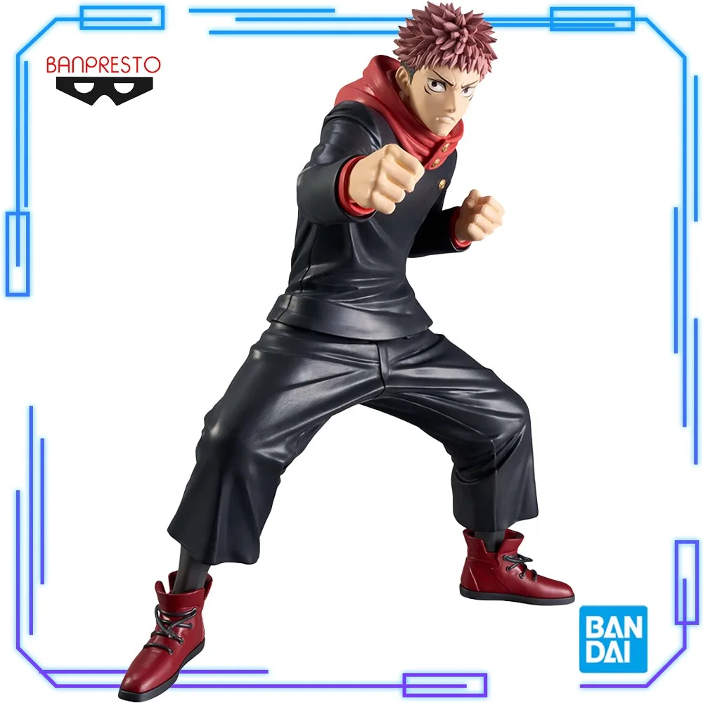 متوفر في المخزون بانداي الأصلي حقيقية بانبريستو أنيمي Jujutsu Kaisen Grandista Itadori Yuji 22 سنتيمتر مجموعات نموذج أرقام لعبة هدية