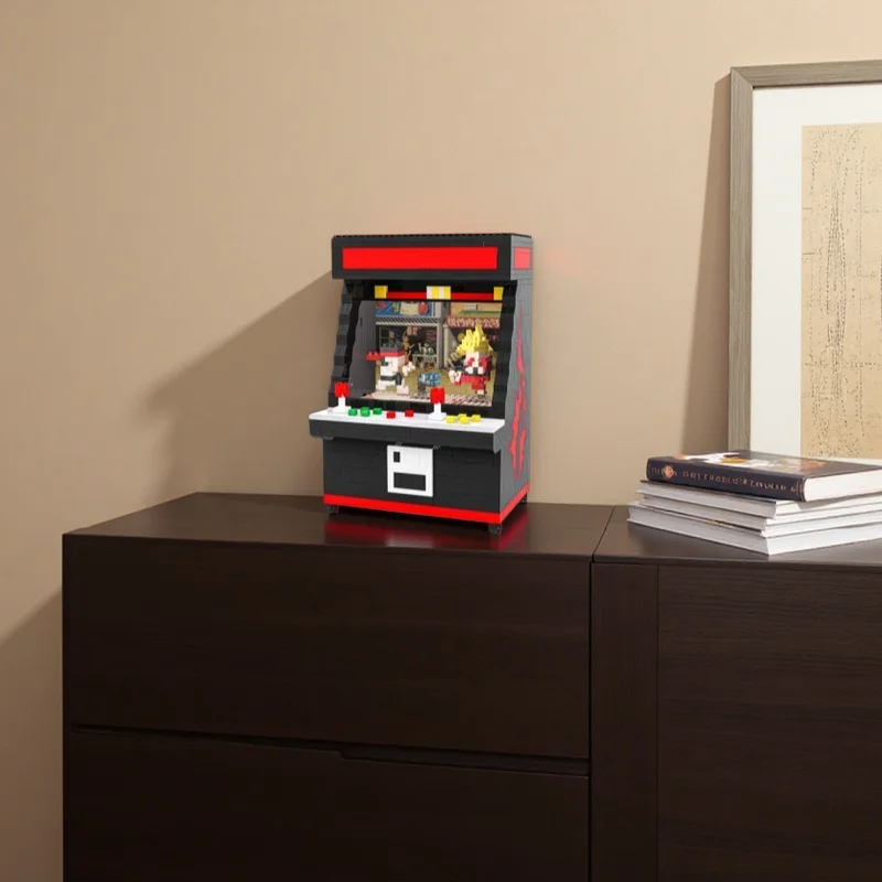700+ Teile Klassischer Street Fighter Arcade-Schrank-Bausatz zur Dekoration und für die persönliche Sammlung (ohne Box) – Detail 4