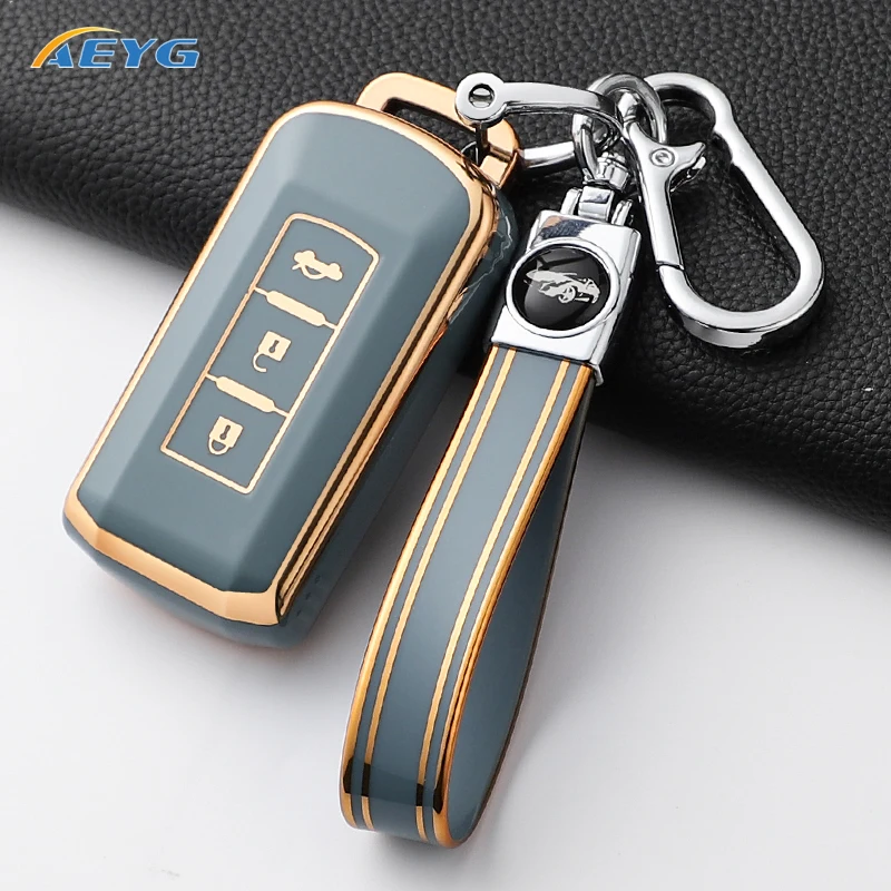 حافظة مفاتيح السيارة غطاء شل فوب لميتسوبيشي أوتلاندر ASX باجيرو لانسر سبورت الكسوف الصليب المفاتيح الملحقات الداخلية