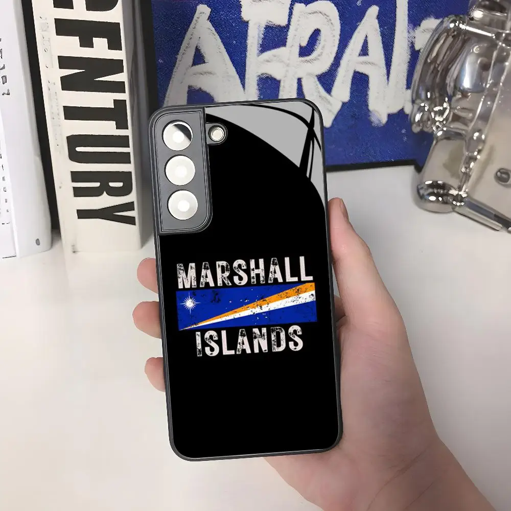 Marshall Island Flag Phone Case for Samsung A15 A25 A35 A55 A14 A24 A34 A54 A13 A23 A33 A53 A12 A22 A32 A52 A11 A05 Cover