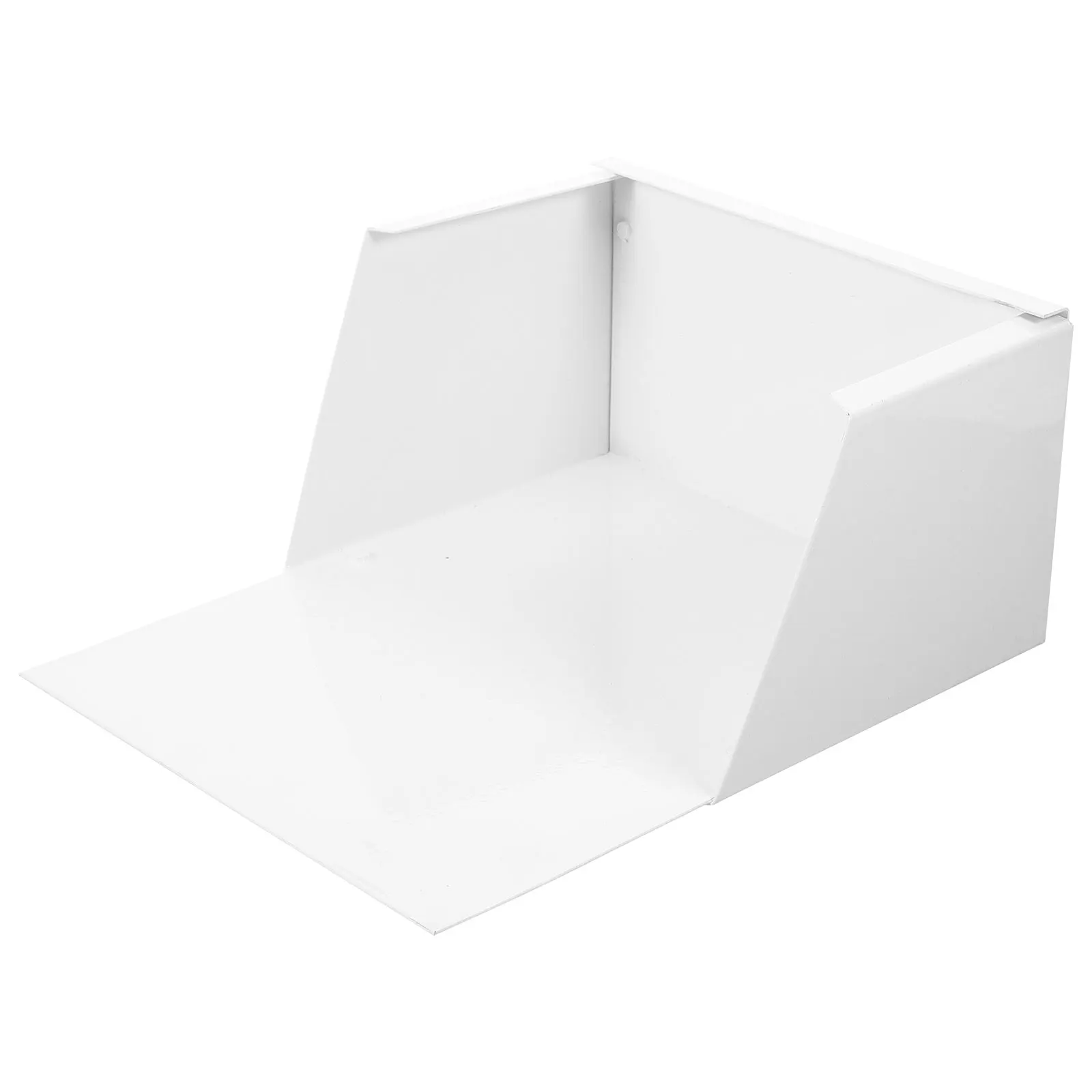 

Aluminum Alloy Rainwater Bucket Splash Block Downspout Gutter Extender White Large Capacity Durable Rust Resistance Outdoor