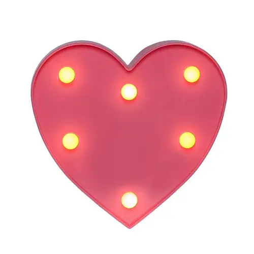 Luminous Number Lamp Alphabet Letter LED Lights Birthday Valentine's Day Wedding Party Decor 0-9 Digital A-Z Letters Night Light - Image 12