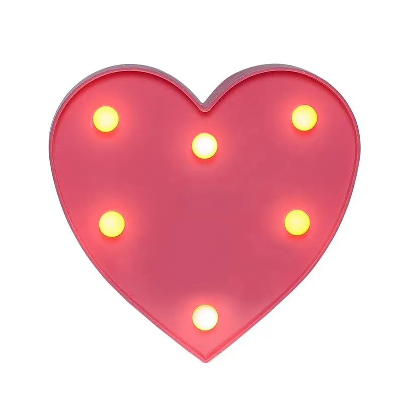 Luminous Number Lamp Alphabet Letter LED Lights Birthday Valentine's Day Wedding Party Decor 0-9 Digital A-Z Letters Night Light - Image 12