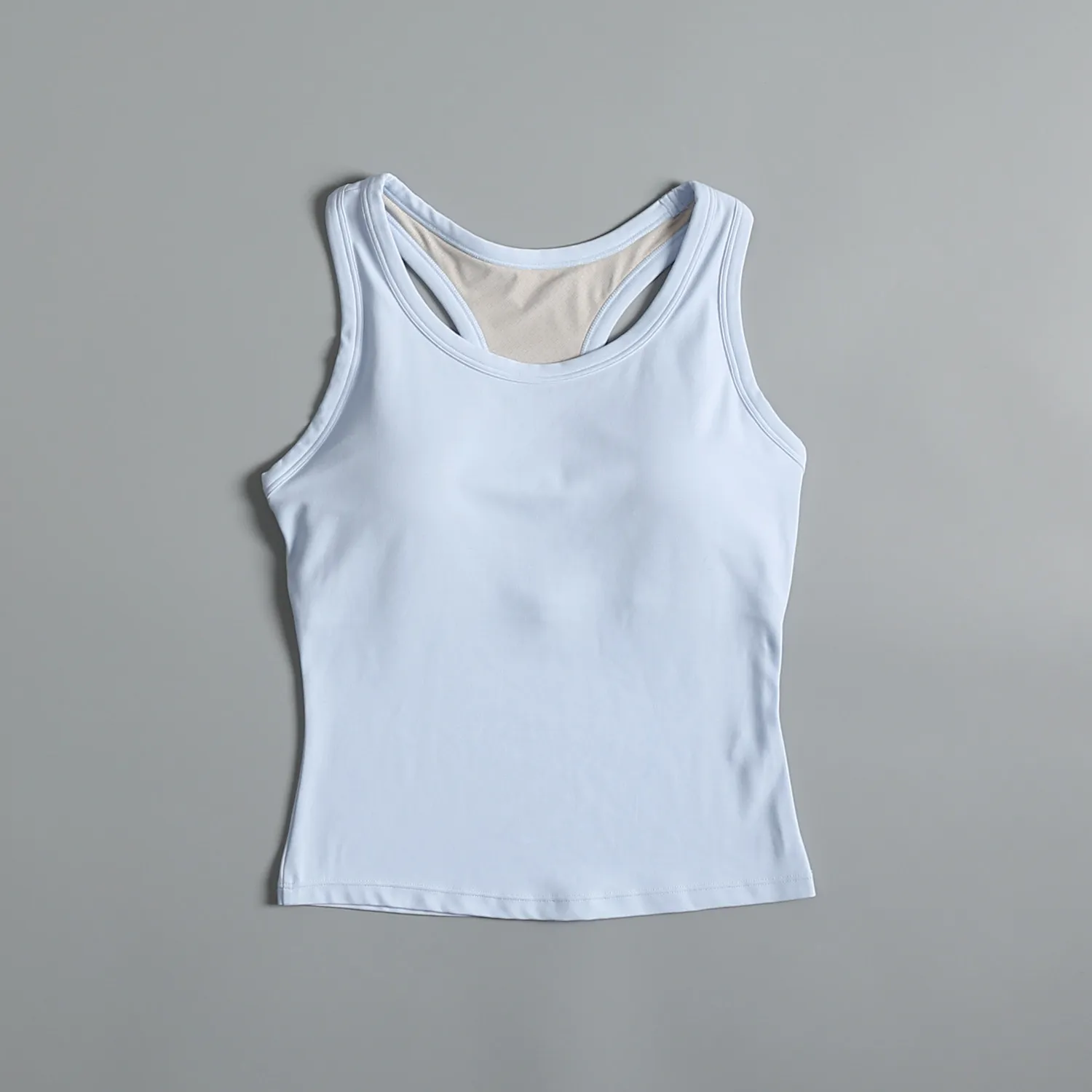 High-looking sports gym top vest for women in summer outdoor running training quick-drying bra covering side breasts fitness