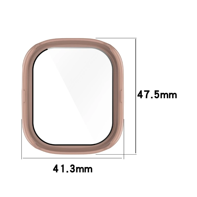 Tempered Glass Film + Case Screen Protector Full Coverage Cover Hard Anti-scratch Frame Watch Housing For Watch 4