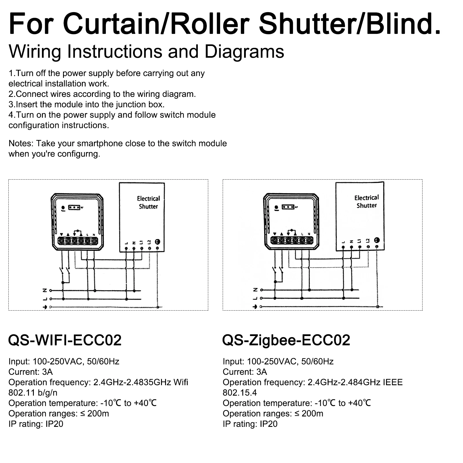 Tuya ZigBee Intelligent Curtain Module APP Remotely Control Compatible Alexa Google Home for Voice Control Used with Gateways