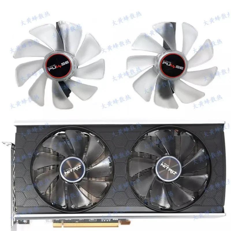 

for Sapphire RX5500XT NITRO Special Edition Graphics Video Card Cooling Fan FD10015M12D