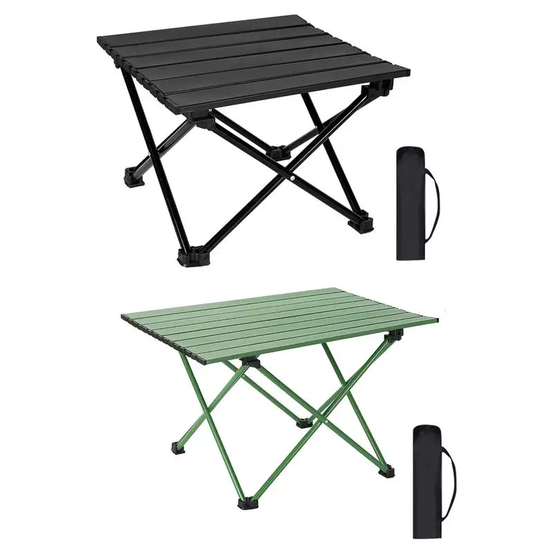 

Camping Folding Table Lightweight Roll-Up Table Foldable Portable Tourist Tables for Outdoor Picnic Camping with Carry Bag