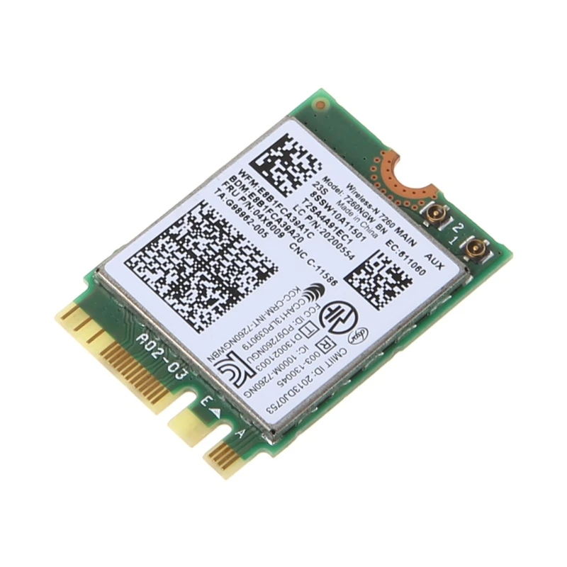 7260NGW FRU 04W3830 04X6009 04X6086 PCI-E وحدة بطاقة Wifi اللاسلكية لـ Lenov