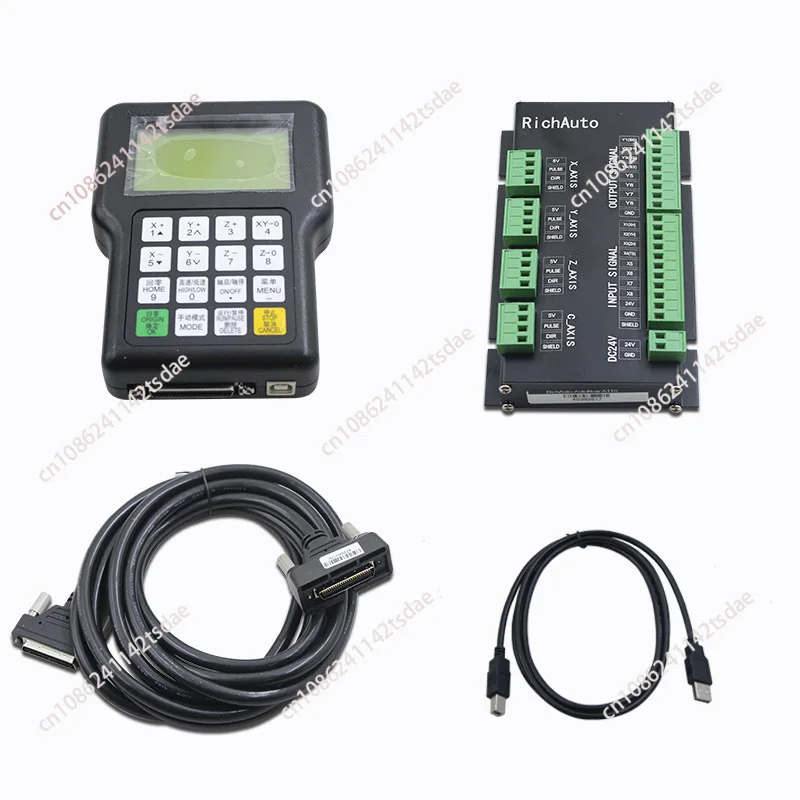 CNC Controller Richauto DSP A11E A18E  3Axis 4Axis USB Remote Control System, Supports Multi-Head Replacement and G Code