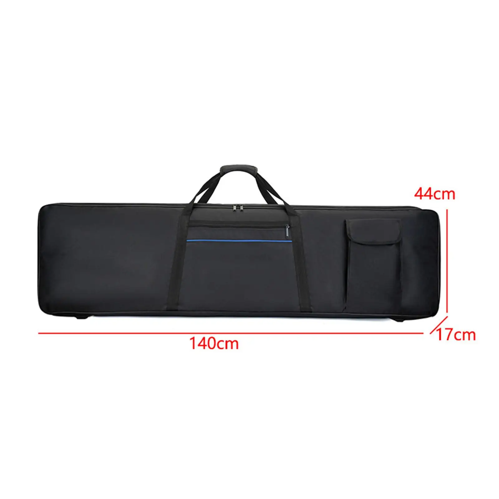 Electric Piano Case Thickened Protective Case with Backpack Straps 88Key Keyboard Gig Bag for School Music Studio Travel Concert