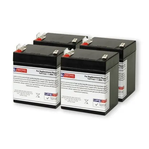 12V 5Ah F2 UPS Battery Set Replacement for GXT3-500RT120, Customized