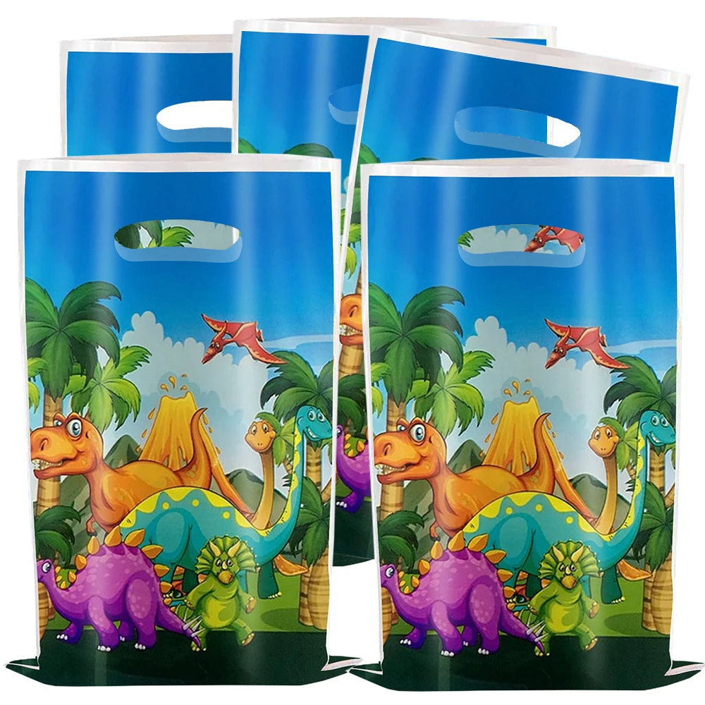 40/30/20/10pcs Dinosaur Party Gift Bag Jurassic World dinosaur Fossil Birthday Party Decorations Kids Gifts Box Party Supplies