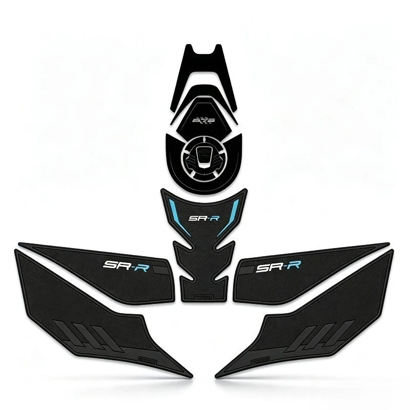 New FOR CFMOTO CF MOTO 675SRR 675SR-R 675SR R Motorcycle Non-slip Side Fuel Tank Stickers Waterproof Pad Rubber Sticker