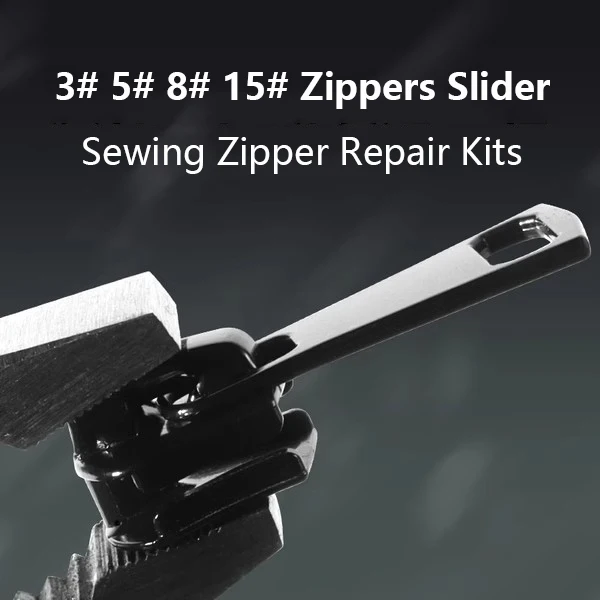 

5/10Pcs 3# 5# 8# 15# Large Zipper Cursor Zippers Slider for Metal Zips Clothes Sewing Zip Puller Head Closure Lock Repair Kits