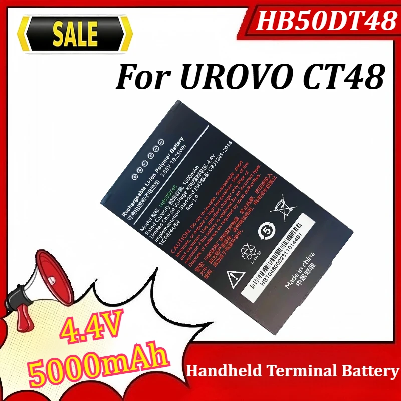 

New HB50DT48 4.4V 5000mAh for UROVO CT48 PDA Handheld Terminal Battery