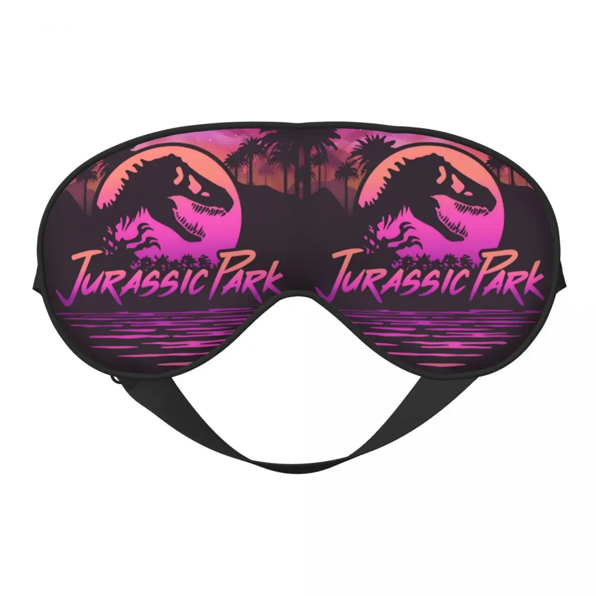 

J-Jurassics Creative Eye Patches Sci Fi Fantasy Dinosaur Movie Film Blindfolds Men Travel Sleep Eye Masks Lunch Break Eye Cover