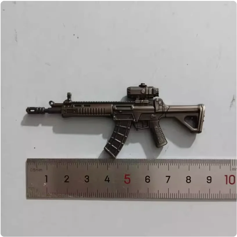 

1/12 Soldier Scene Accessories 8.6CM QBZ191 Weapon Model Toy For 6'' Action Figure Doll Body In Stock