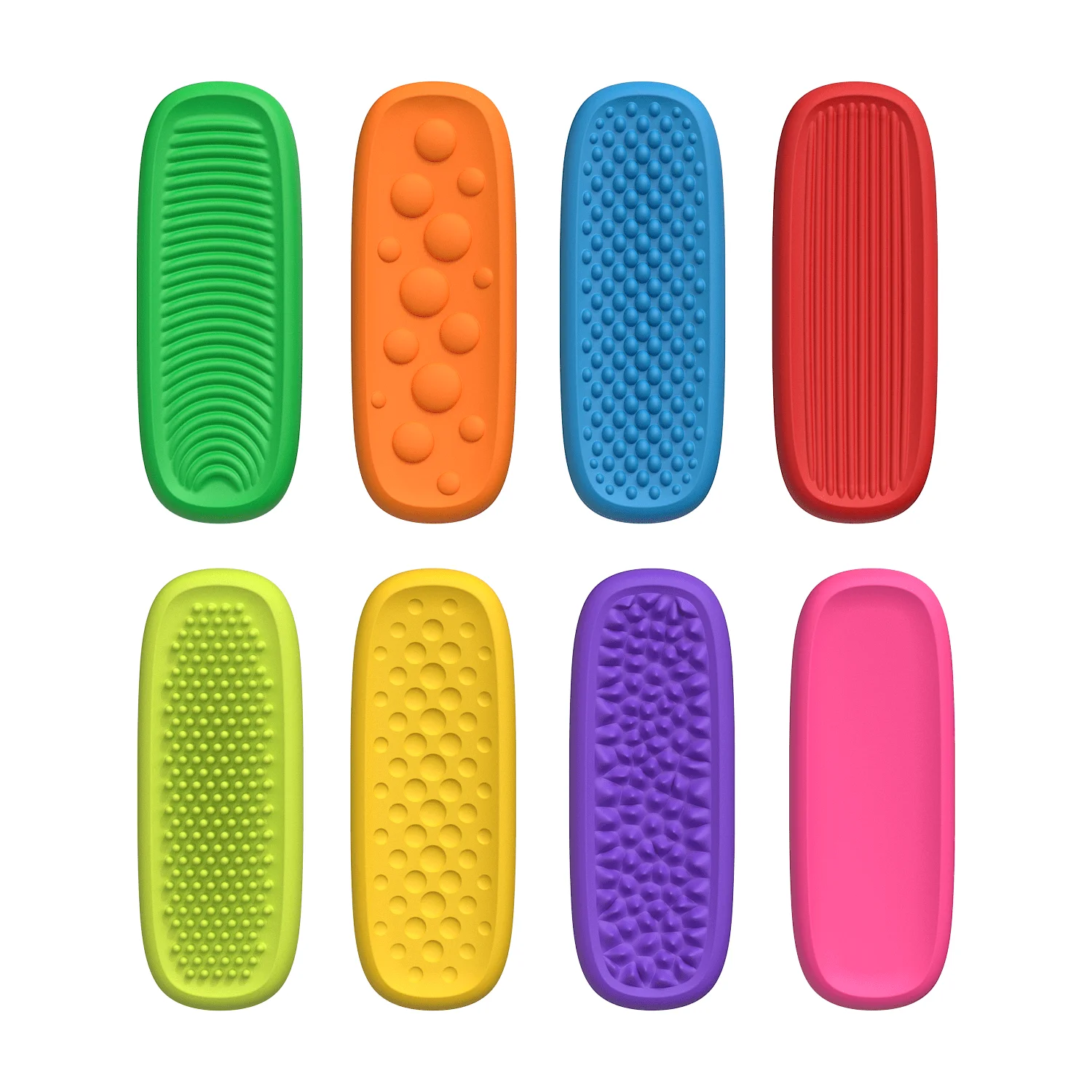 Siliconen Zintuiglijke Strip Fidget Speelgoed Kinderen Autisme Decompressie Kalmerende Fidgeting Speelgoed Volwassenen Stress Bureau Angst Relief Zintuiglijke Speelgoed