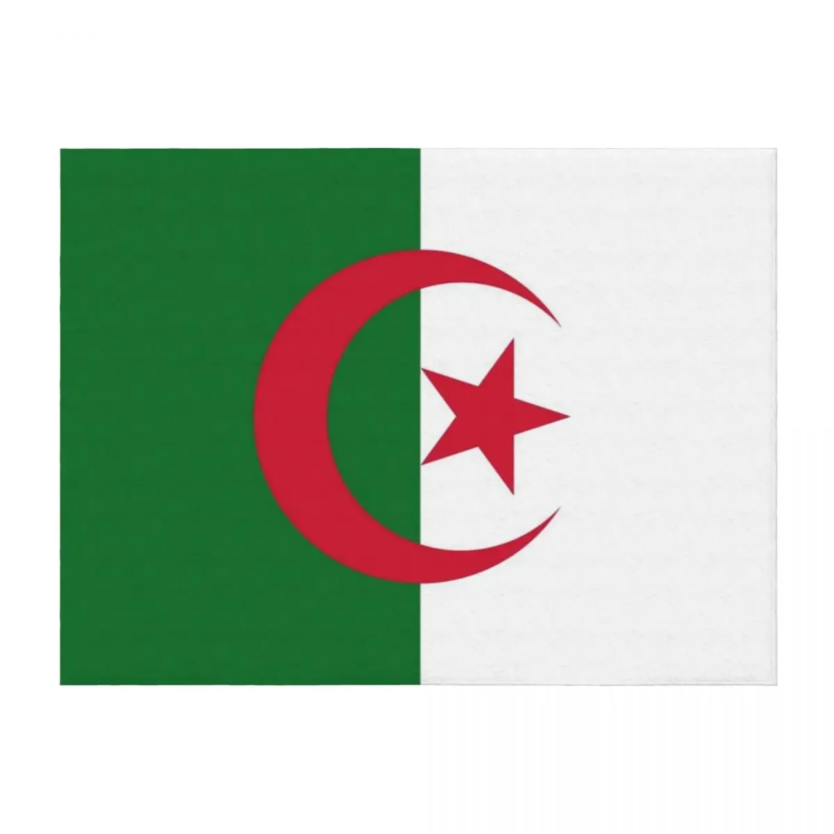 

Algeria Flag Throw Blanket Hair Bed covers Warm For Decorative Sofa Blankets