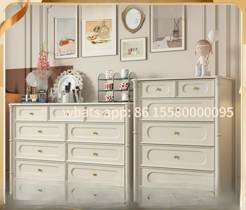 

Customizable American solid wood chest bedroom storage living room