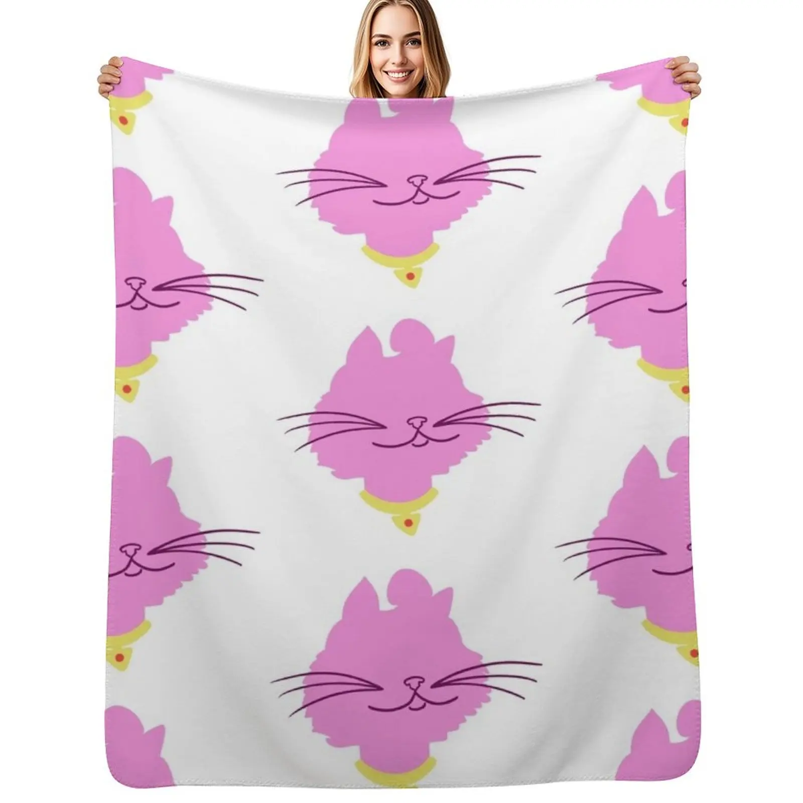 Princess Carolyn Head Throw Blanket Plush Fuzzy Cozy Blanket for Couch Sofa