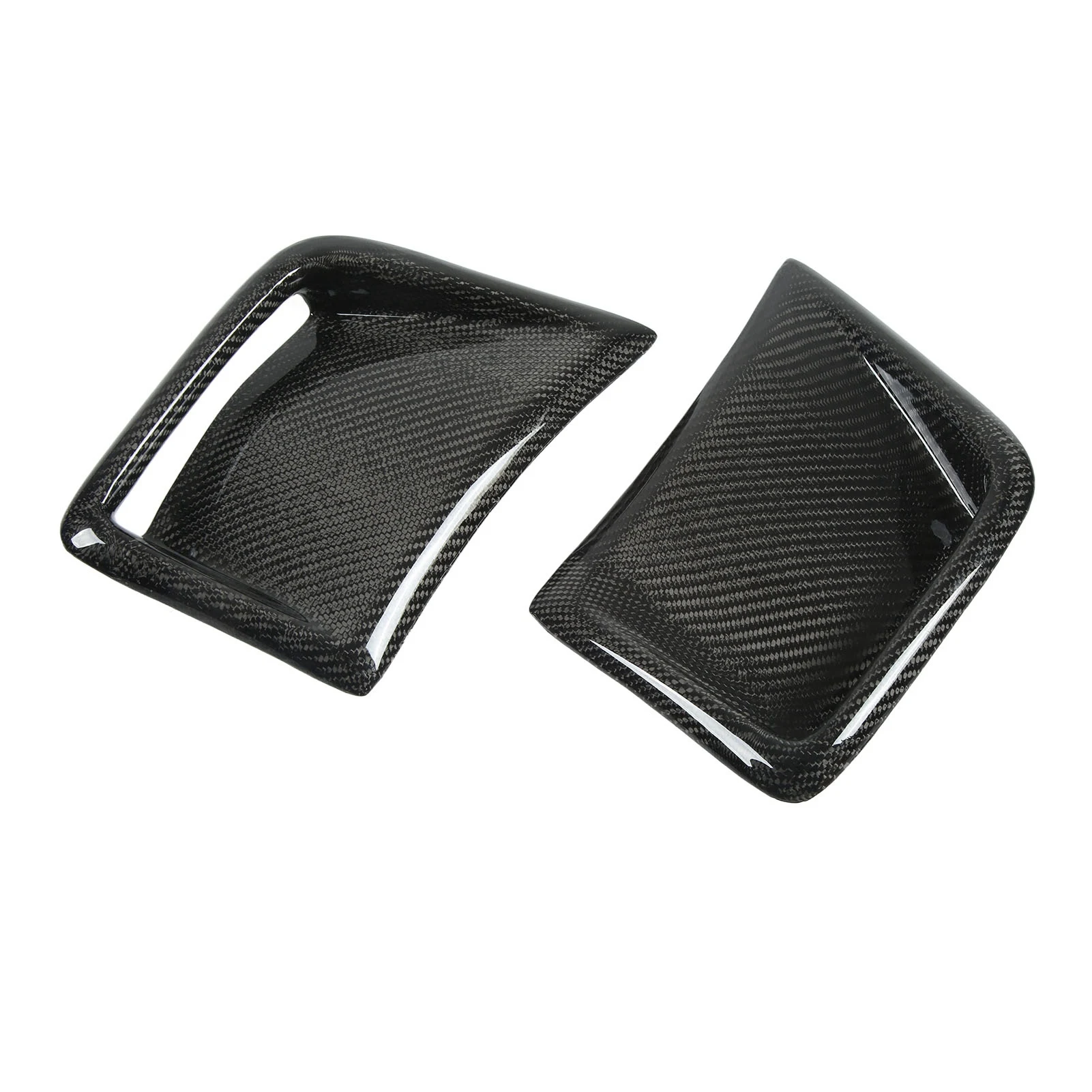 

Carbon Fiber Front Bumper Side Vent Cover - Replacement for STI WRX GRB Wagon 10th 2008‑2014