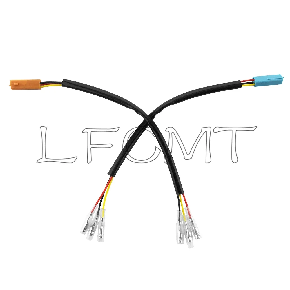 3Pin Front Turn Signal Wiring Adapter Connector Fit for HONDA CB 125R 150R 300 650 F/R 400 500 F/X 1000R NC750 REBEL CMX 300 500