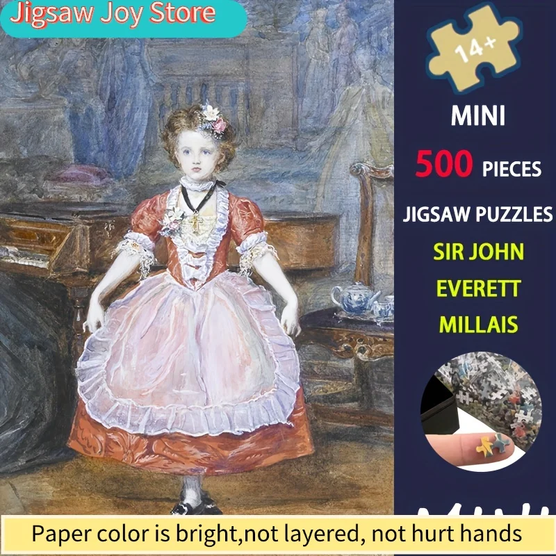 

Мини-пазл от Сира Джона Эвретта Миллея — высококачественный бумажный пазл 15x10 дюймов для взрослых, идеальный викторианский рождественский подарок