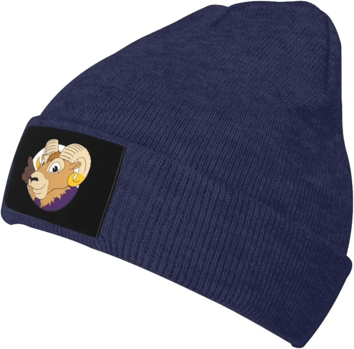 West Chester Golden Rams Double Sided House Print Beanie Knitted Hat Woolen  Warm Fashion Outdoors Knit Cap Unisex