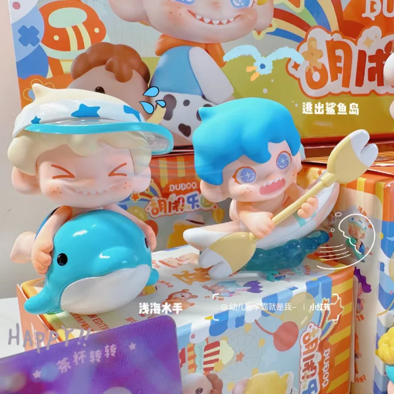 

Dudoo Blind Box Mischievous Amusement Park Series Anime Figure Surprise Mystery Guess Bag Kawaii Doll Model Birthday Toy Gifts