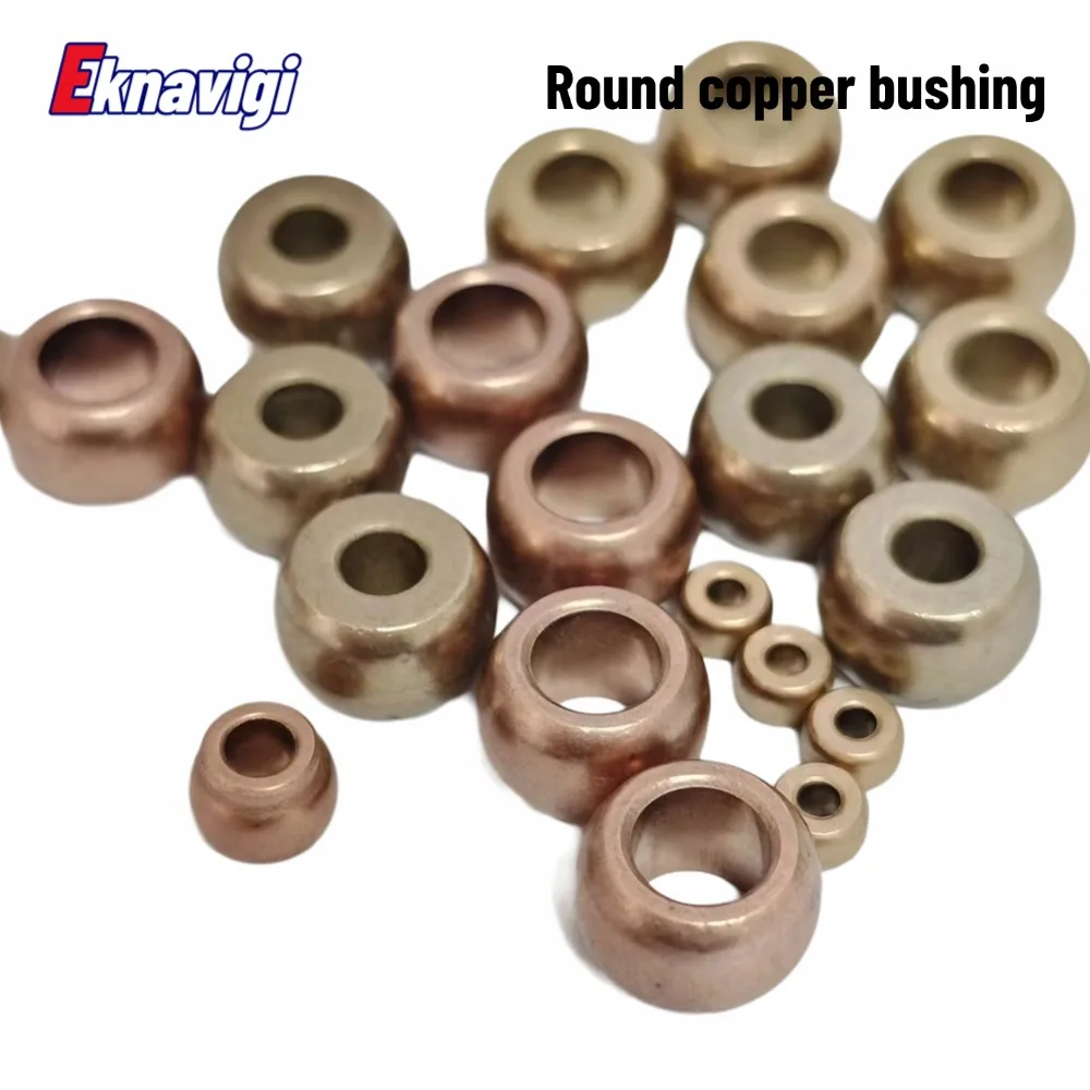 10PCS Self-lubricating Ball Bearings 10 Inner Diameter 2~6MM Round Copper Sleeve Spherical Oil Bearing