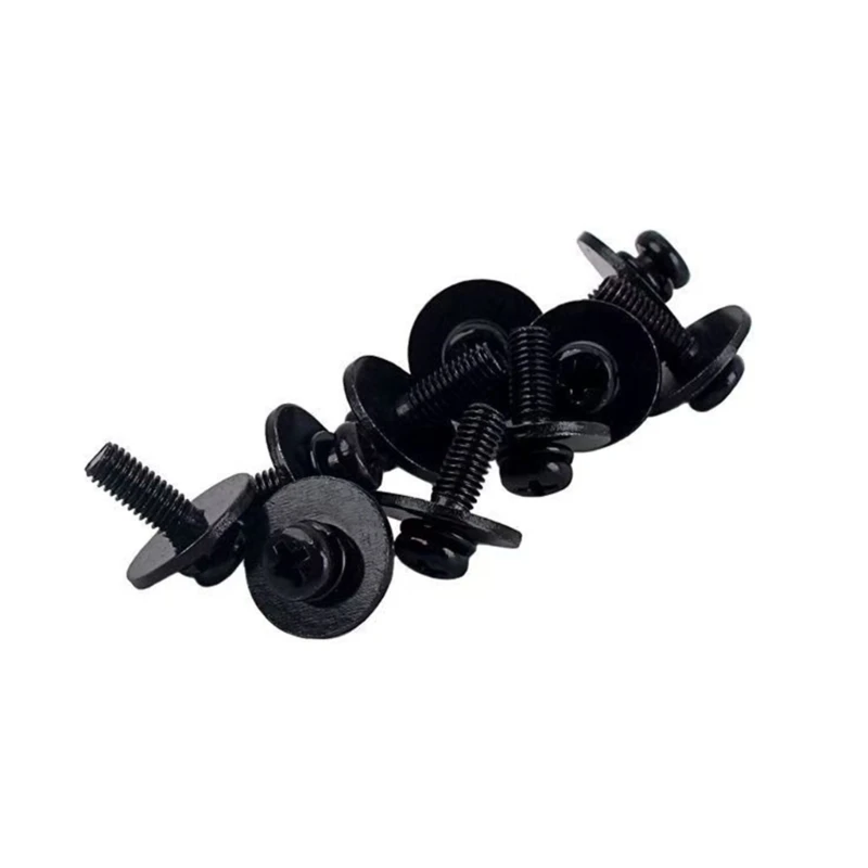 10Pcs Professional Ear Mounting Screws Fasteners Washers Steel Lug Screws Rust Resistant Drum Hardware Parts Enduring 4XBB