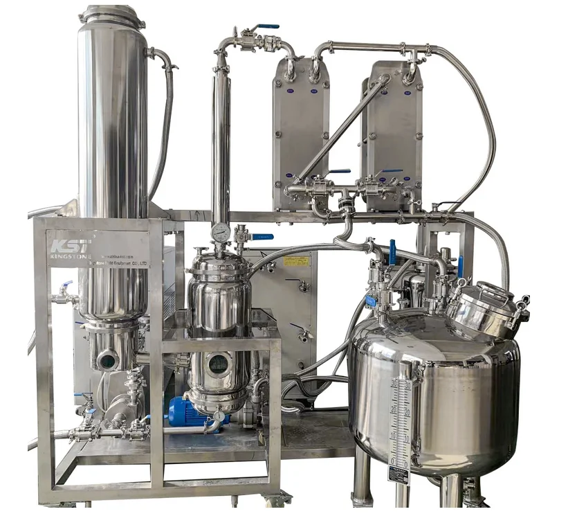 Ethonal Evaporation Falling Film Vacuum Evaporator For Liquid Cocentration