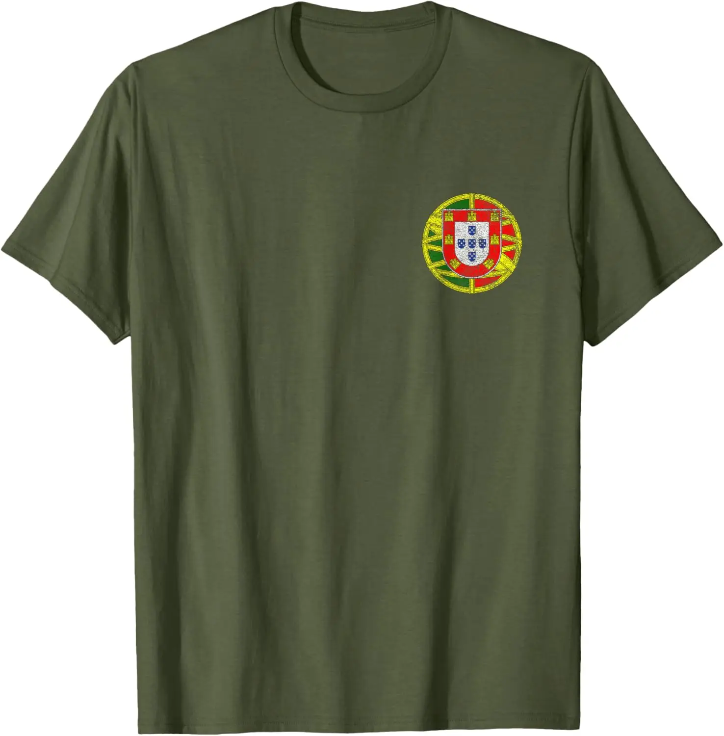 

Portugal Flag Portuguese Coat Of Arms T-Shirt Short Sleeve Casual 100% Cotton Shirt