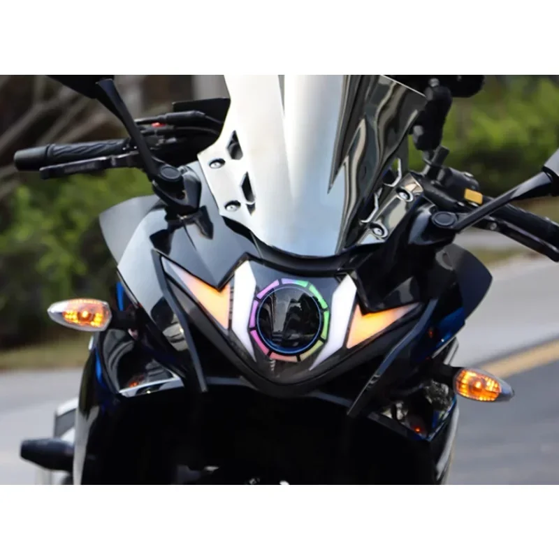 Eye of the future motorcycle led light is suitable for Suzuki GSX250R lossless near and far lens headlight assembly