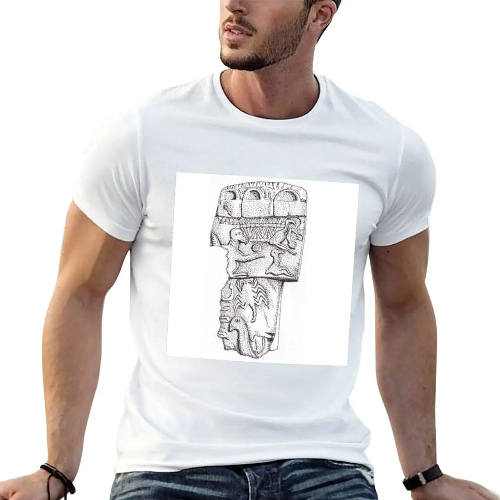 

Gbekli Tepe T-Shirt cotton t shirts high quality man graphic t shirt man t shirts graphic T-Shirt