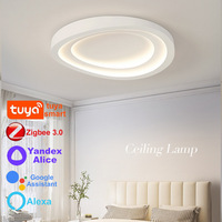 Zigbee Tuya Led Ceiling Light Modern Chandelier Living Room Decor Smart Lamp Home Decoration Bedroom Alice Assistant Alexa