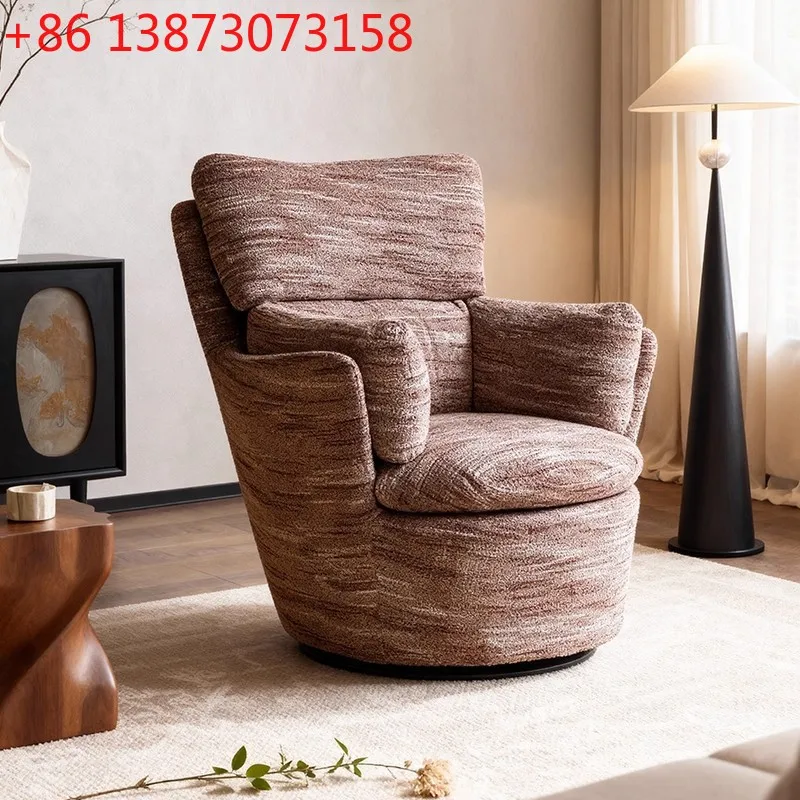 

Французское ретро-кресло Morris, дизайнерское, в средневековом стиле, для гостиной, балкона, небольшой квартиры, вращающееся, одноместное.