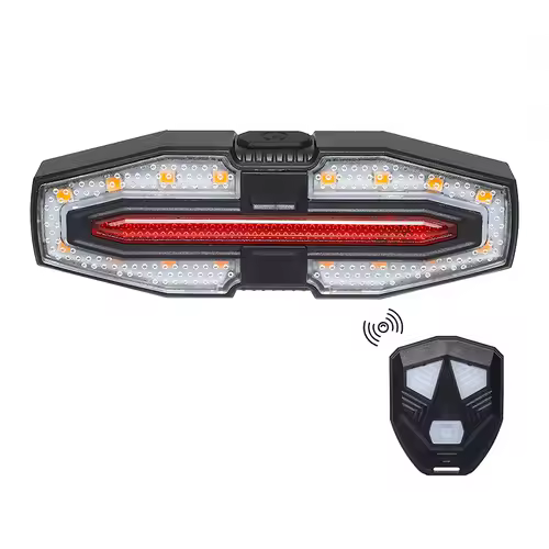 Turn Signal Bike Tail Lights Wireless Remote Control Bicycle Taillight Direction Indicator Rechargeable Road Cycling Rear Lamp - Image 8