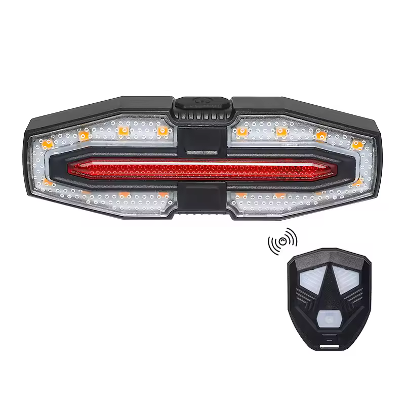 Turn Signal Bike Tail Lights Wireless Remote Control Bicycle Taillight Direction Indicator Rechargeable Road Cycling Rear Lamp - Image 8