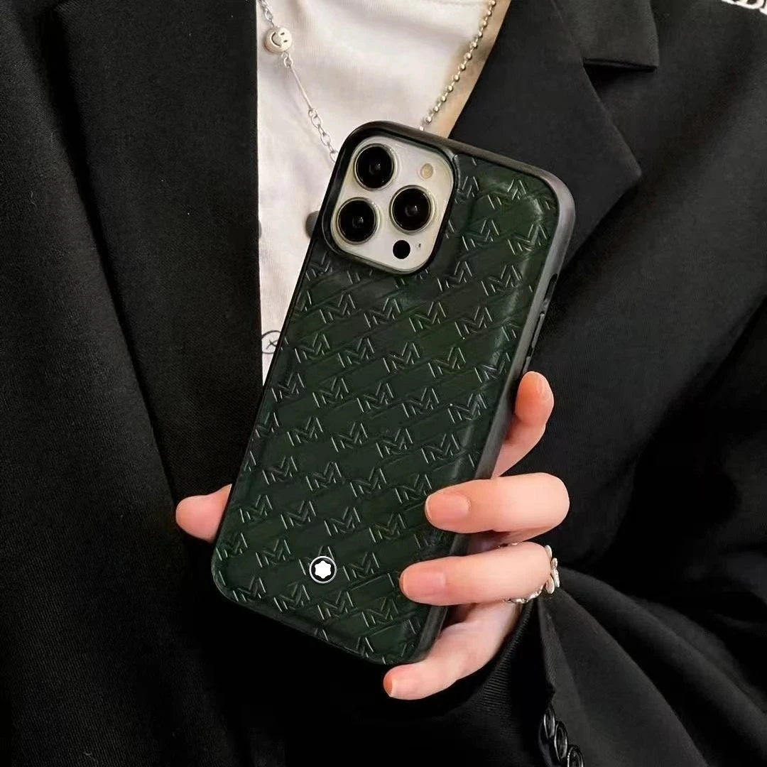 

Men's Business Sle Luxury Leather High-quality Phone Case for IPhone 16 15 14 13 12 Pro Max Bla Protective Case