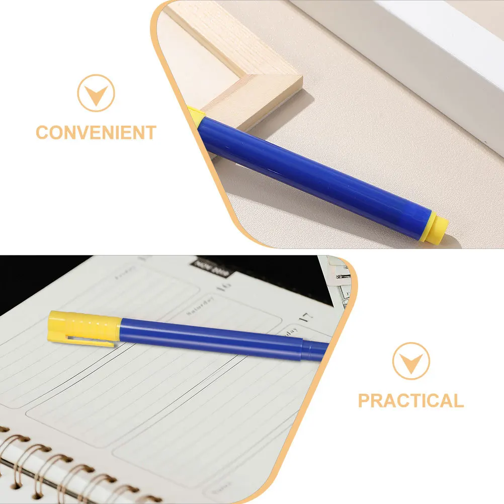 5 Pcs Banknote Water-based Money Pen Pp Plastic Currency Detection Marker