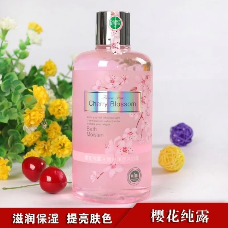 Sakura Cherry Blossom Body Wash Shower Gel Hydrating Moisturizing Cleanse Soft Skin Long Lasting Floral Fragrance Bath Care