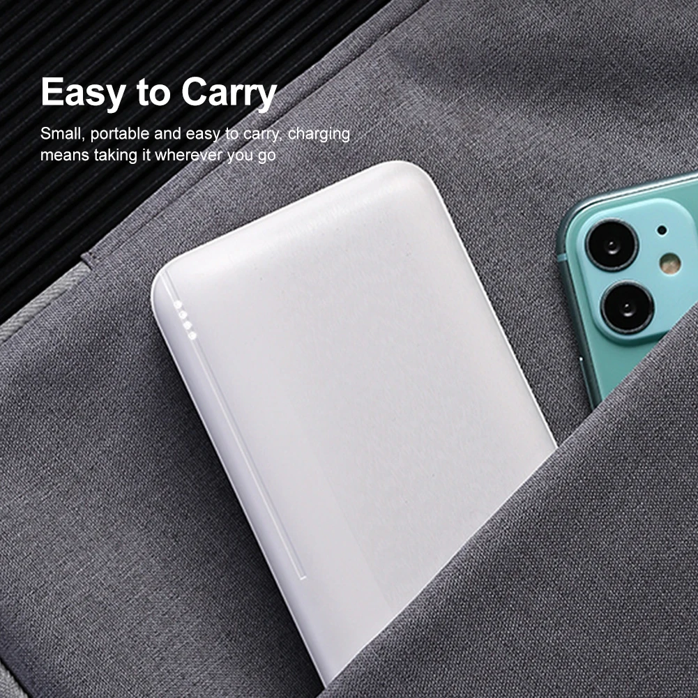 20000mAh Power Bank 5V/2A Micro/Type-C Out Portable Fast Charger External Battery Pack for Heating Vest Jacket Scarf Socks Glove
