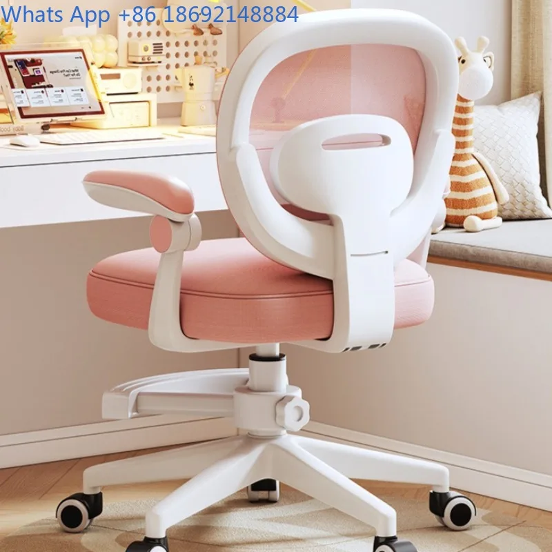 Adjustable Study Chair for Students with Armrests Home Use, Adjustable Computer Chair, Writing Chair