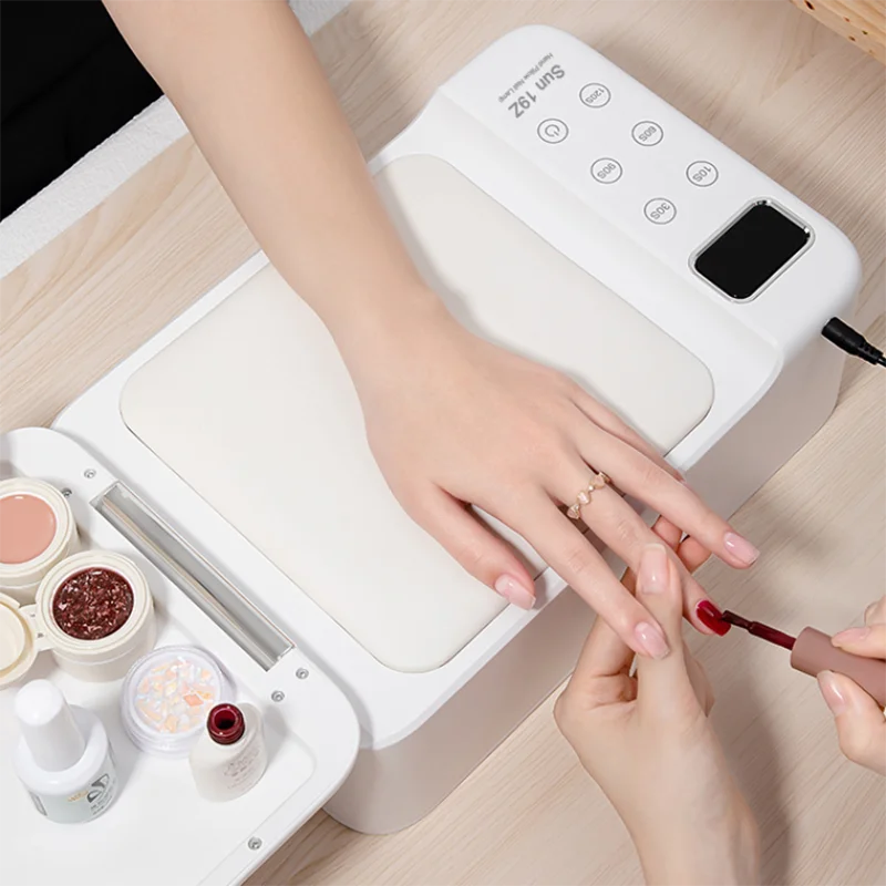 New Wearable Nail Hand Pillow Manicure Machine Phototherapy Lamp Multifunctional Hands Quick-drying Nail Polish Gel Baking Lamp