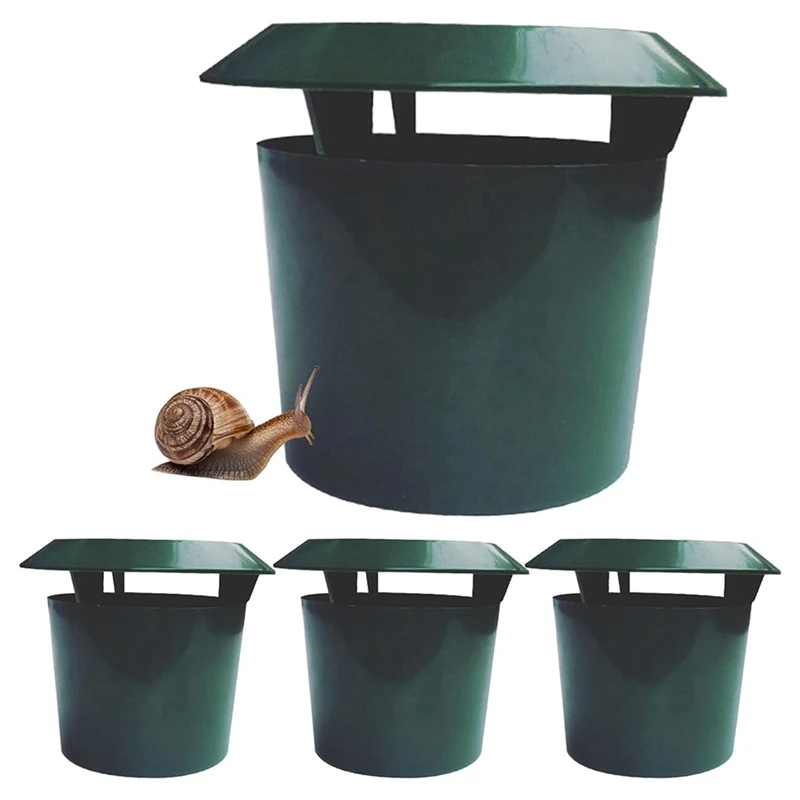 Garden Snail Trap, Environmentally Friendly Non-Toxic Plastic Capture Box, Safe Outdoor Gardening Flowers