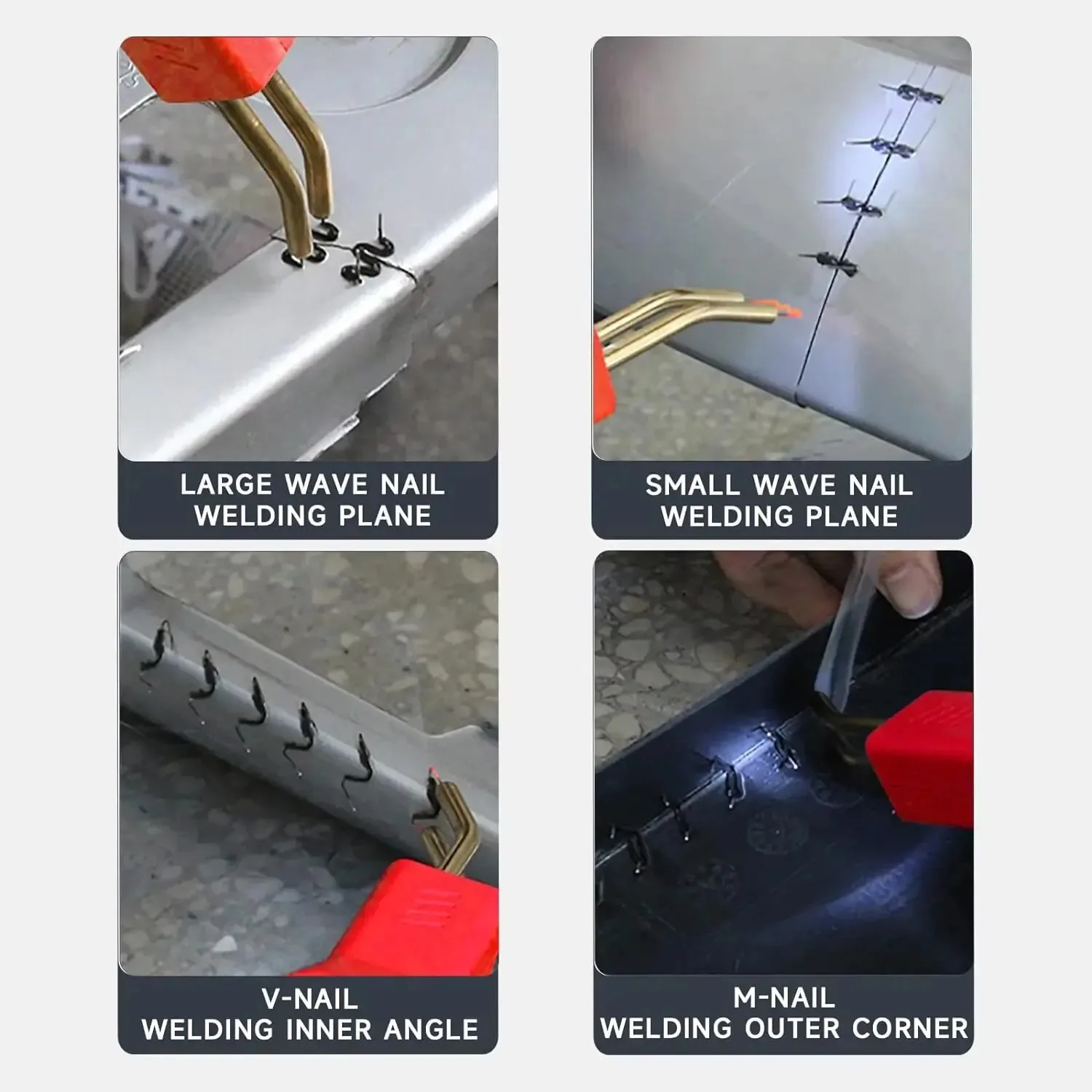 50W Handy Plastics Welders Garage Tools Hot Staplers Machine Staple PVC Repairing Machine Car Bumper Repairing Welding Tool view 5